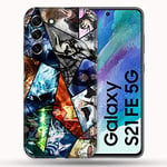 Coque pour Samsung Galaxy S21 FE / S21FE Manga Bleach Pele Mele