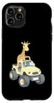 Coque pour iPhone 11 Pro Cadeau amusant en forme de girafe pour homme, femme, enfant