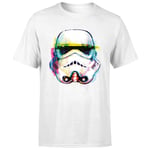 Star Wars Stormtrooper Paintbrush Art T-Shirt - White - XXL