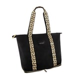 Versace Folding Tote Bag for Woman Black And Gold  *New In Pack + Dust Bag*