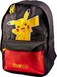 Pokémon Ryggsäck 20L, Svart/Röd
