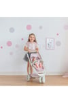 Kids 2 In 1 Dolls Pram Stroller Pushchair For Baby Dolls