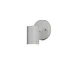 Konstsmide Outdoor Wall Light Mains Powered/Modena Down/LED High Power 1 x 4 W Lamp/Clear Glass/Aluminium/IP54/Outside Light Matt White