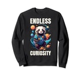 Ferret in universe. Endless curiosity. Sweatshirt