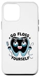 Coque pour iPhone 12 mini Go Floss Yourself Dentiste Hygiéniste Dentisterie