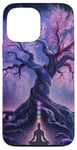 Chakra Méditation Arbre Nature Univers Éléments Coque pour iPhone 13 Pro Max