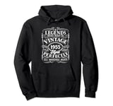 70 Year Old Gifts Vintage 1955 Man Myth Legend 70th Birthday Pullover Hoodie