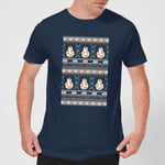 T-Shirt de Noël Homme Star Wars BB-8 - Bleu Marine - M - Navy