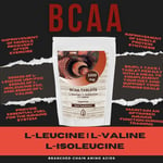 BCAA L-leucine L-isoleucine L-valine 250 Tablets - MADE IN UK