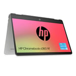HP Chromebook x360 14a-ca0010sa - Intel Pentium Silver N5030 Processor - 4GB RAM - 128GB eMMC - 14 inch HD 16:9 display - ChromeOS Mineral Silver