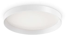 Fly, Loftslampe, Pl, 4000 kelvin, aluminium by Ideal Lux (D: 35 cm. x H: 7 cm., Hvid)