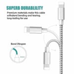 2m Braided Charging Cable Adapter For SmartPhones