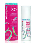Ultrasun Face SPF30  anti aging sun protection 50ml full size brand new