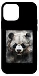 Coque pour iPhone 12 mini Illustration portrait animal panda