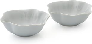 Portmeirion Sophie Conran Grey 14 Centimetre Floret Small Serving Bowl Set of T