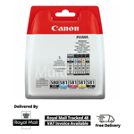Genuine PGI-580 & CLI-581 CMYK Multipack Ink Cartridges For Pixma TR7550 TS9550