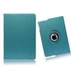 Mobilegear FOR APPLE IPAD MINI 2 PLAIN SKY BLUE PLANE CYAN STYLISH PU LEATHER BOOK PROTECTIVE STAND SIDE FLIP CASE COVER