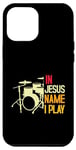 iPhone 12 Pro Max Musician Drummer Christian Community Drums Jesus Case