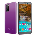 Note30 Plus Unlock Smartphone, 512MB+4G 5.72in HD Full Screen WiFi+BT+FM Powerful Processor Fingerprint Face Unlock Android Mobile Phone 128GB Extension Unlocked Cell Phones, 2200mAh Battery(Purple)