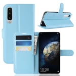 huawei Huawei P30 PU Wallet Case Light Blue