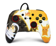 Manette filaire pour Nintendo Switch PowerA Pokémon Pikachu contre Meowth