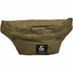 JACK AND JONES Zip Up Army Green Tyson Dusky Bum Bag - Adjustable Strap BNWT