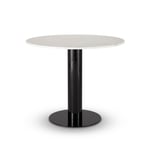 Tom Dixon - Tube Table - Black - Svart, Vit - Svart,Vit - Matbord - Metall/Sten