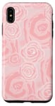 Coque pour iPhone XS Max Rose pastel rose pêche rose rose rose doux et élégant art