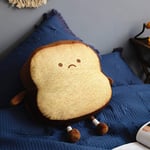 Creative Sliced Bread Plush Pillow, Cute Soft Toast plushie, Cute Cushion Bread Slice Pillow for Children Adult Gift Home Bedroom Decoration (Coffee)