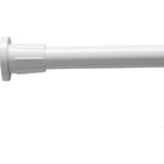 Hefe duschdraperistång, 110-183 cm, vit