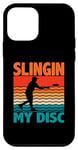 Coque pour iPhone 12 mini Frisbee Discgolf Player Slingin My Disc – Flying Disc Sport