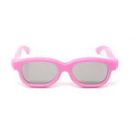1 x Passive 3D Pink Kids Childrens Glasses for Passive TVs Cinema Projectors