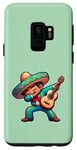Coque pour Galaxy S9 Mariachi Costume Cinco de Mayo avec guitare pour enfant