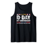 D-Day 2024 Battle of Normandy, turning in war Tank Top