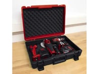 Einhell 4530049, Verktygslåda, Plast, Röd, 30 Kg, Gångjärn, 550 Mm - Solo