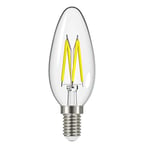 Biard Energizer 4W E14 Candle Filament LED Bulb SES Energy Saver Warm White 470LM