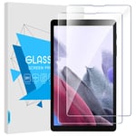 TiMOVO Tempered Glass Screen Protector Compatible with Galaxy Tab A7 Lite 8.7 2021, 2Pcs Scratch-Resistant 9H Hardness High Definition Clear Protective Film Fit Galaxy Tab A7 Lite 8.7 2021 Tablet