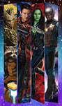 Komar vd-014 "Les Gardiens de la galaxie Marvel Carreaux Papier peint – Multicolore