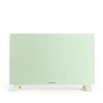 CREATE/WARM CRYSTAL 2000W / Convecteur électrique en verre Vert/Avec WiFi, puissance réglable, minuterie 24 heures, écran tactile, silencieux, IP24