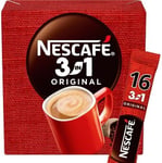 6X 16 NESCAFE ORIGINAL 3 IN 1 (96 sachets) instant coffee free deliver cheap