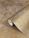 marburg Papier peint or uni moderne papier peint intissé métallique pour chambre à coucher salon ou cuisine 10.05m x 0.53m Made in Germany