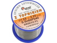 Cynel Flussmedel För Tennlödning 1Mm 100G Sn60pb40 Sn60pb40