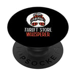 Thrift Store Whisperer Thrifting Bargain Hunting PopSockets Swappable PopGrip