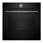 Bosch HRG7764B1B Series 8 Built In Electric Single Oven - Black - A+ Rated