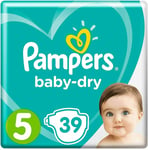 Pampers Baby-Dry Size 5 111 Nappies 11-16kg Essential + Jumbo+ Pack 39 + 72 Pack
