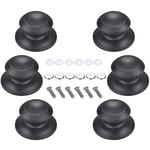 RMENOOR Pot Lid Knobs 6 Pack Universal Pot Lid Cover Knob Handle Bakelite Saucepan Lid Knobs Slow Cooker Spares Kitchen Cookware Lid Replacement Knobs for All Makes and Models of Cookware/Saucepan