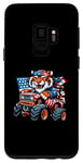 Galaxy S9 Patriotic Tiger 4th July Monster Truck American Case