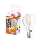 LED lampa E14 | P45 klar | 2700K | 2,5W (25W) dimbar [Osram]