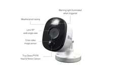 Swann CCTV Camera Night Vision PRO-1080MSFB Heat Sensing Warning Light Colour x1
