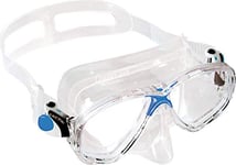 Cressi Men's Marea Snorkeling Mask, Clear/Blue, Unique UK